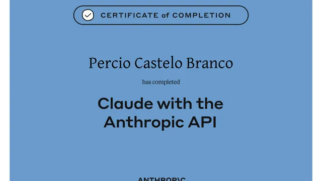 Claude with the anthropic API